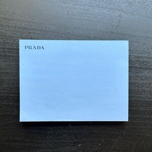 Prada Light Blue Note Pad
